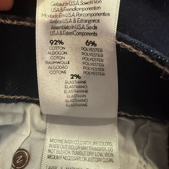 Mother The Swooner Crop Fray Skinny Jeans in Too Good To Be True Size 27 - Picture 7 of 8